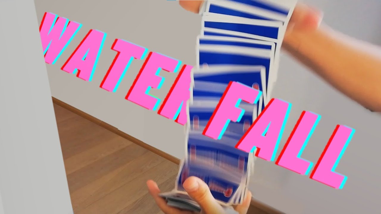 De MOOISTE KAARTMOVE voor Beginners!// Waterfall flourish met UITLEG 2021 CardFocusCardistry #2