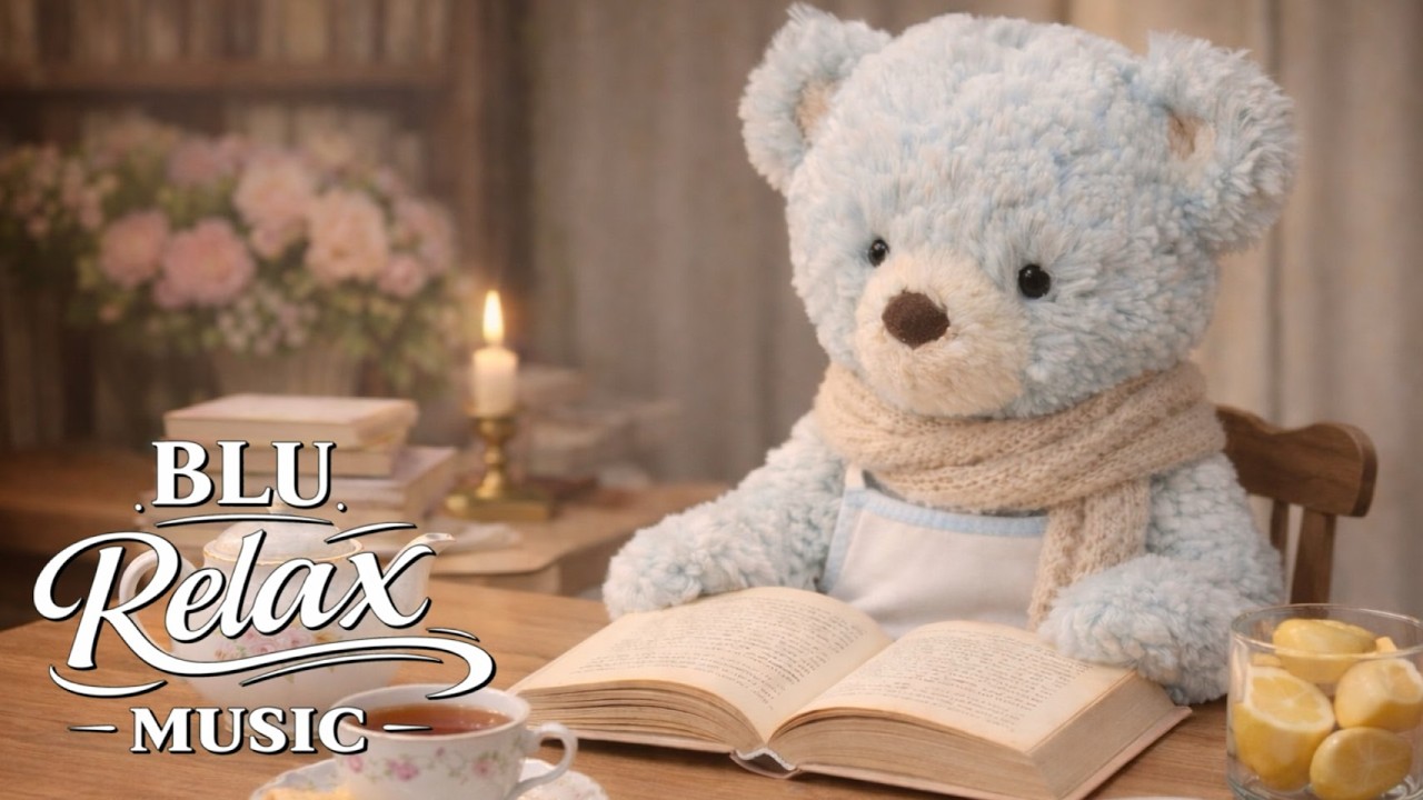 Focus Music for Study | Cozy Candlelight Library with Blu | 2.5 Hours