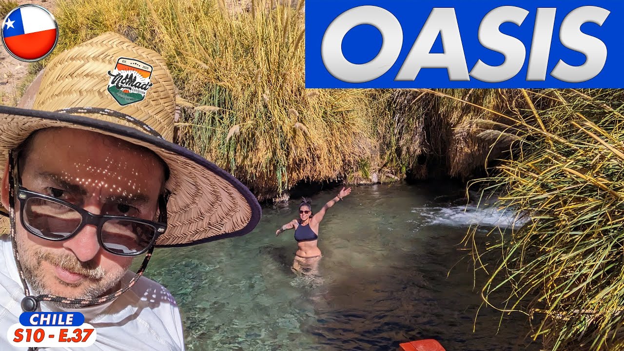 TERMAS DE PURITAMA 👉 LAS MÁS INCREÍBLES de CHILE 🇨🇱 es en un OASIS en el DESIERTO de ATACAMA 😱