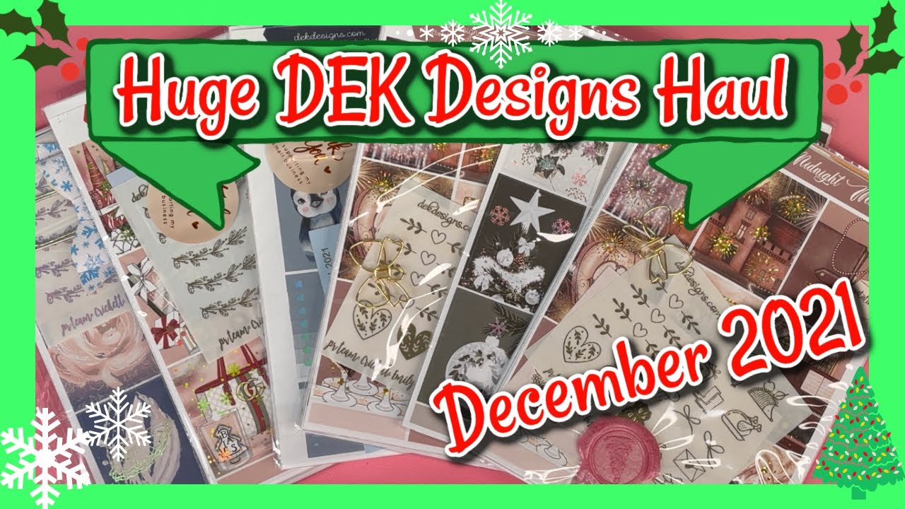 DEK DESIGNS HUMONGOUS HUGE STICKER HAUL | STICKER KIT HEAVEN ❤️ A VERY HAPPY PLANNER SHOPAHOLIC 🛍🛍