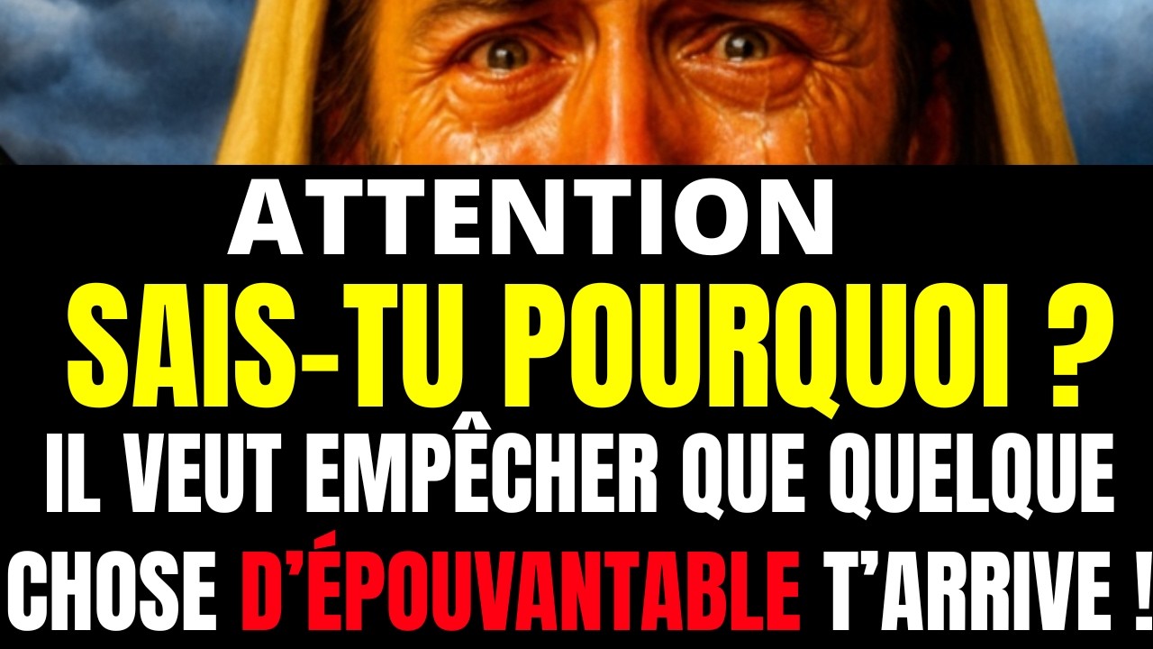 DIEU T’APPELLE D’URGENCE : ÇA NE PEUT PAS ATTENDRE DEMAIN !  MESSAGE DE DIEU AUJOURD’HUI / MESSAGE D