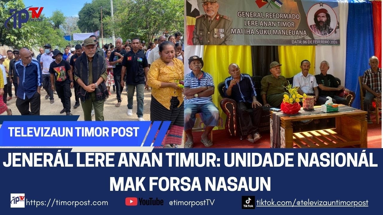 Komunidade Manleuana simu Asesor  PR, Avo Lere Anan Timur neebe sai orador  ba Veteranu sira.