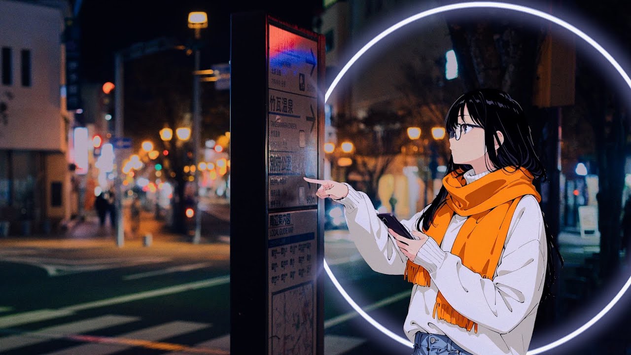 【Nostalgic Future Bass】自分の居場所を探す夜 | Vaporwave １時間