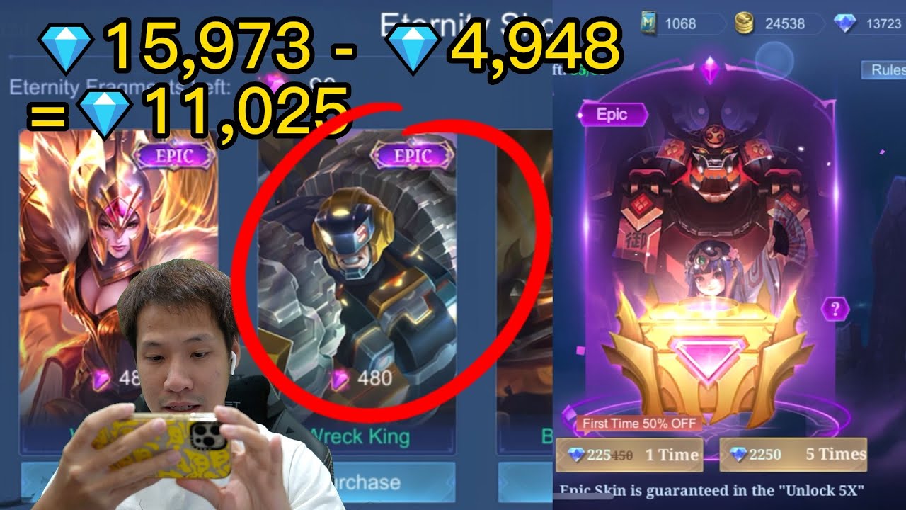 花了💎11,025 买 Johnson Wreck King 皮肤?!?! | MG单排遇到的坏和好队友... | Mobile Legends
