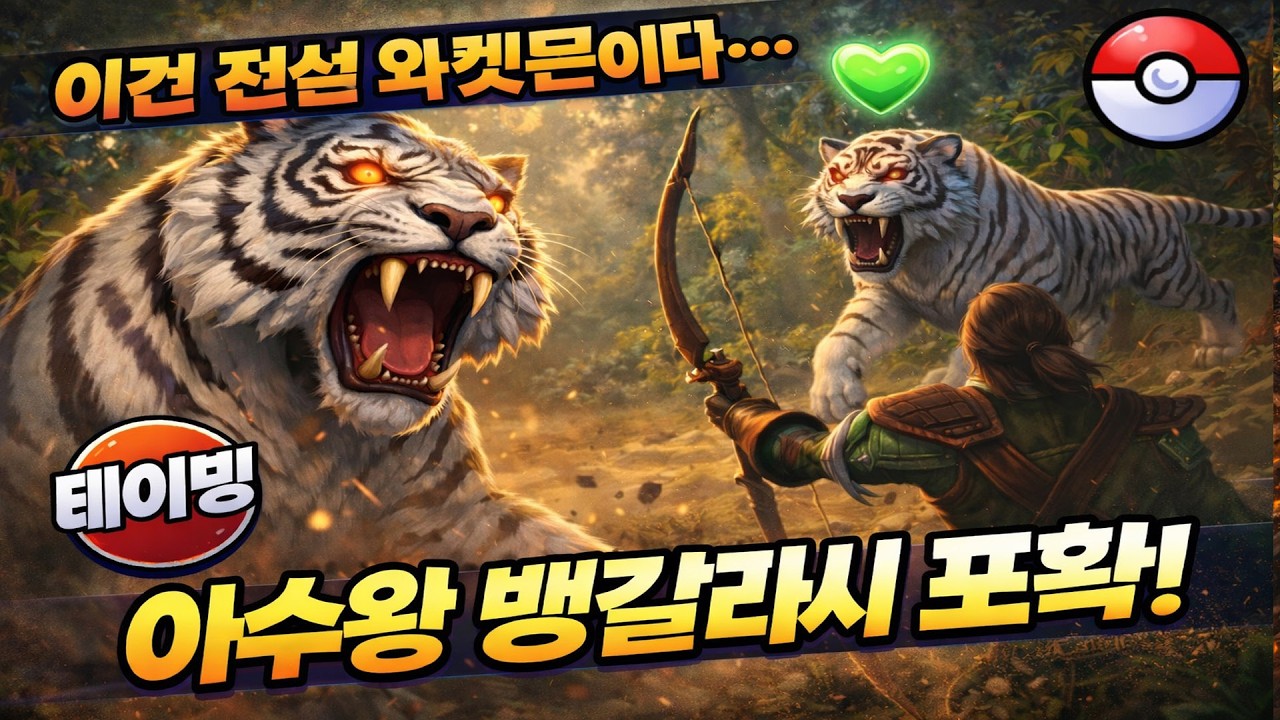전설급 백호 야수왕 뱅갈라시 - 테이밍