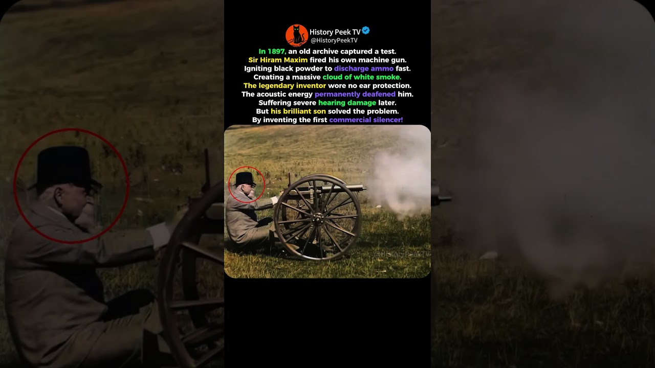 Why This 1897 Stunt Permanently Deafened Sir Hiram Maxim 🛑