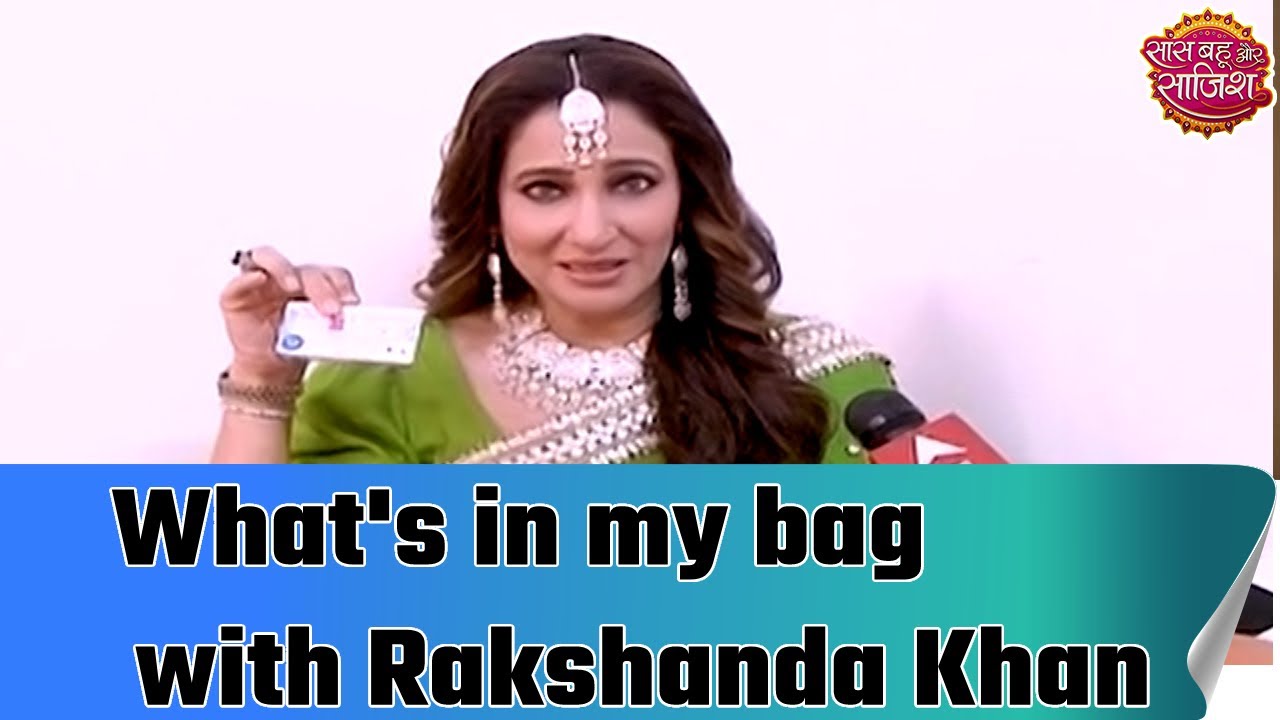 What's in my bag? Rakshanda Khan reveals all to SBS