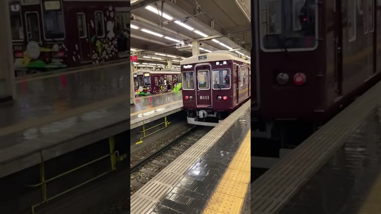 family night Hankyu rail wey train many many Live ASMR