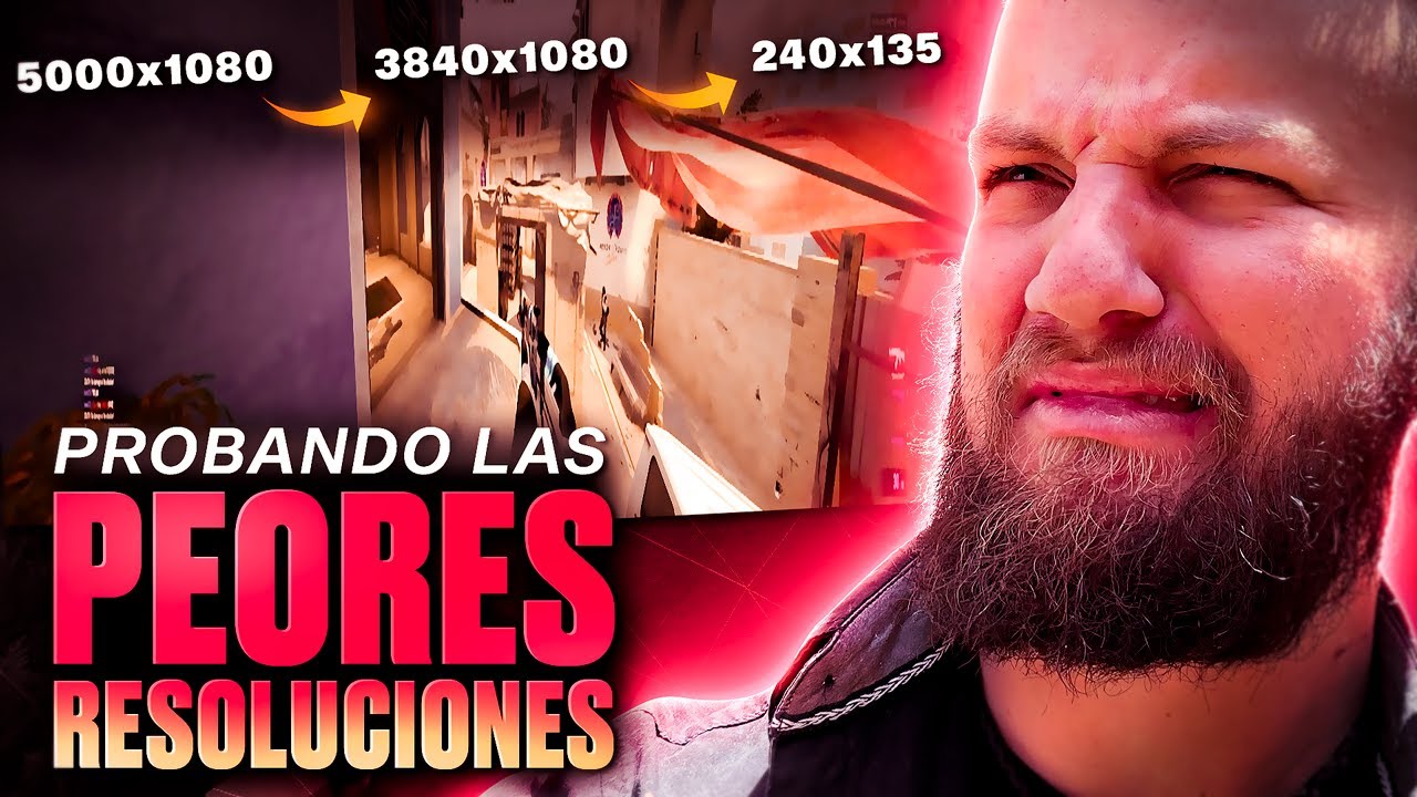 Así de ESPANTOSO es jugar un FPS con las PEORES resoluciones | CS:GO