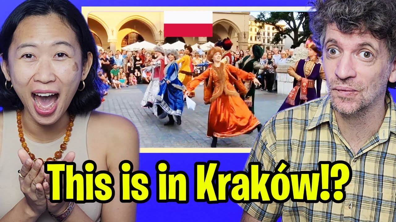 THESE ARE POLISH DANCES!? 🇵🇱 – Mazur & Polonaise at Kraków Main Square