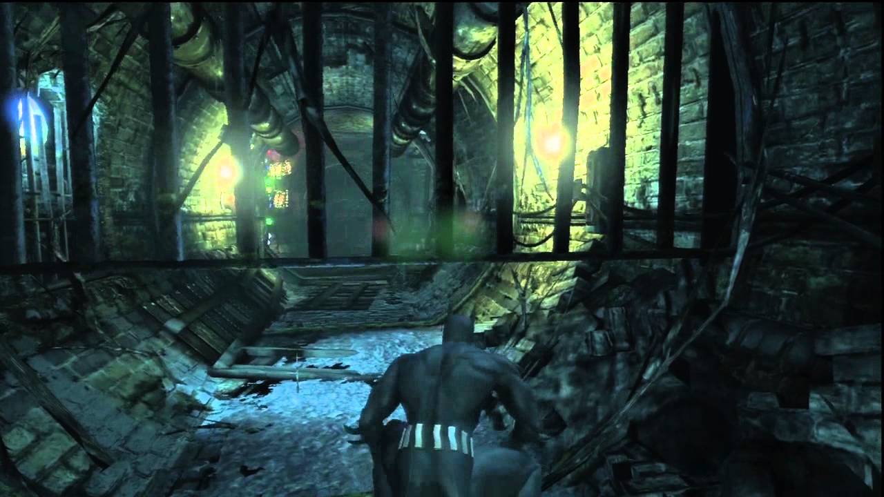 Batman: Arkham City Batman Beyond Meets Killer Croc (Easter Egg) [HD]