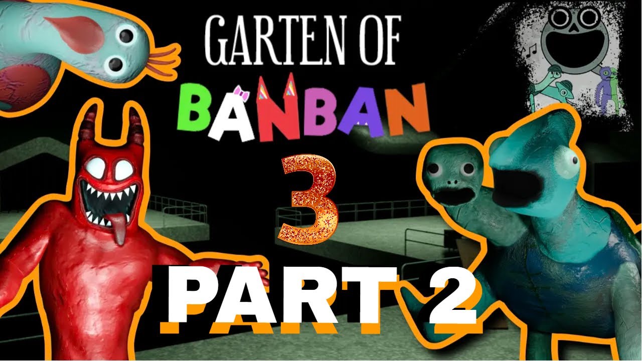 Garten of Banban 3 PART 2!We encounter a boss fight,and interesting puzzles! #gartenofbanban3 #games