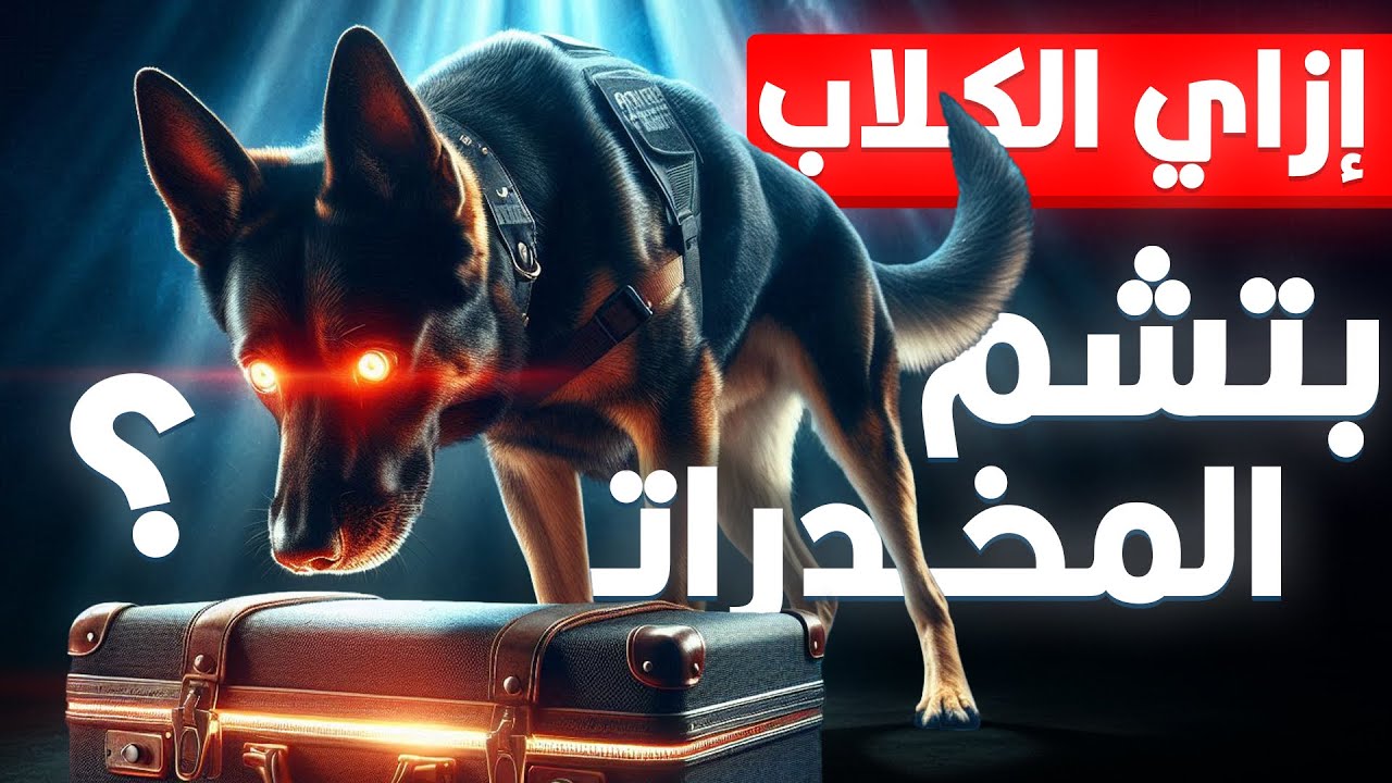 ازاي الكلاب البوليسية بتعرف المخدرات؟