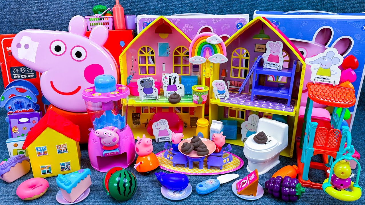 22 Minutes Satisfying with Unboxing Peppa Pig House & Castle Toys Collection ASMR | Review Toys