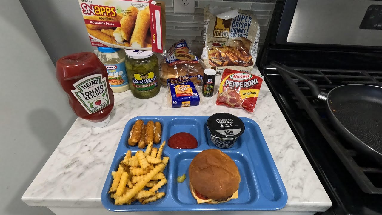 go pro hero 13 POV 4k 60hz poormans  pepperoni cheeseburger ,cheese sticks and fries