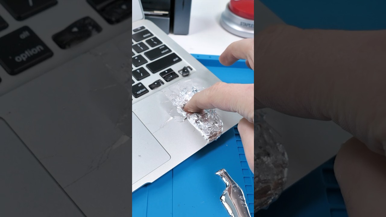 Галлий ПРОЖЁГ ДЫРУ в моём MacBook&hellip; #Shorts
