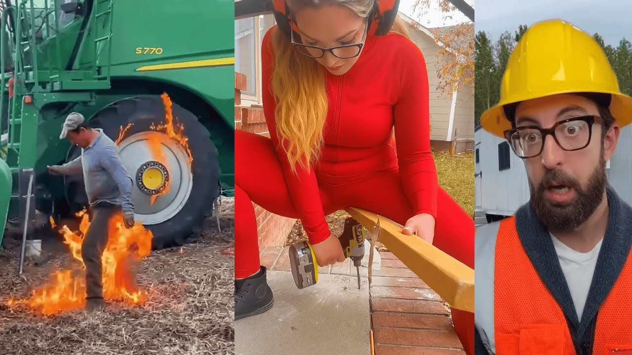 Smart Workers vs Hilarious Fails - Expert-Recommended Tricks #adamrose #construction #2
