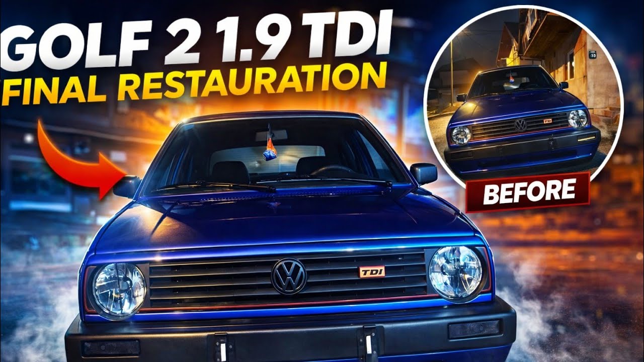 GOLF 2 1.9 TDI FINAL RESTAURATION