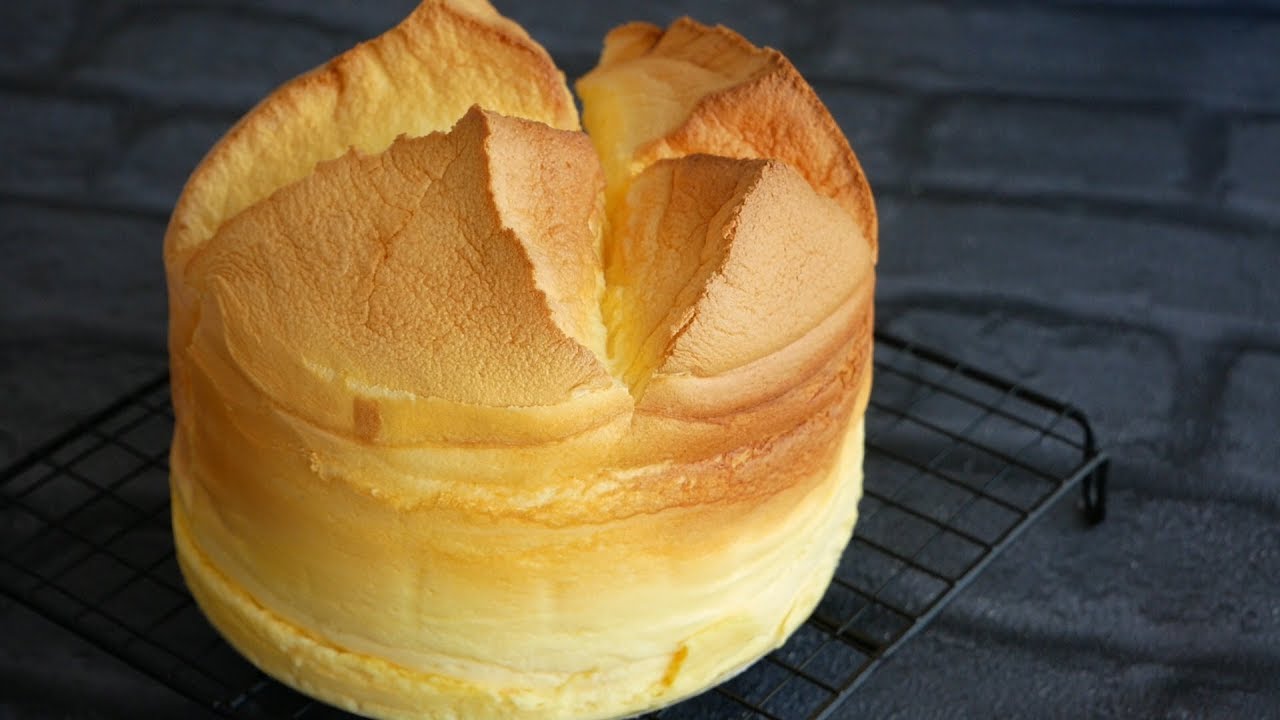 割れしゅわスフレチーズケーキ | My  Souffle Cheesecake!