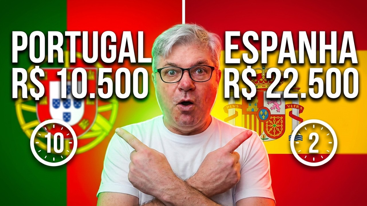 Portugal ou Espanha? Qual o Melhor Pa&iacute;s para Morar na Europa com Visto de Rendas