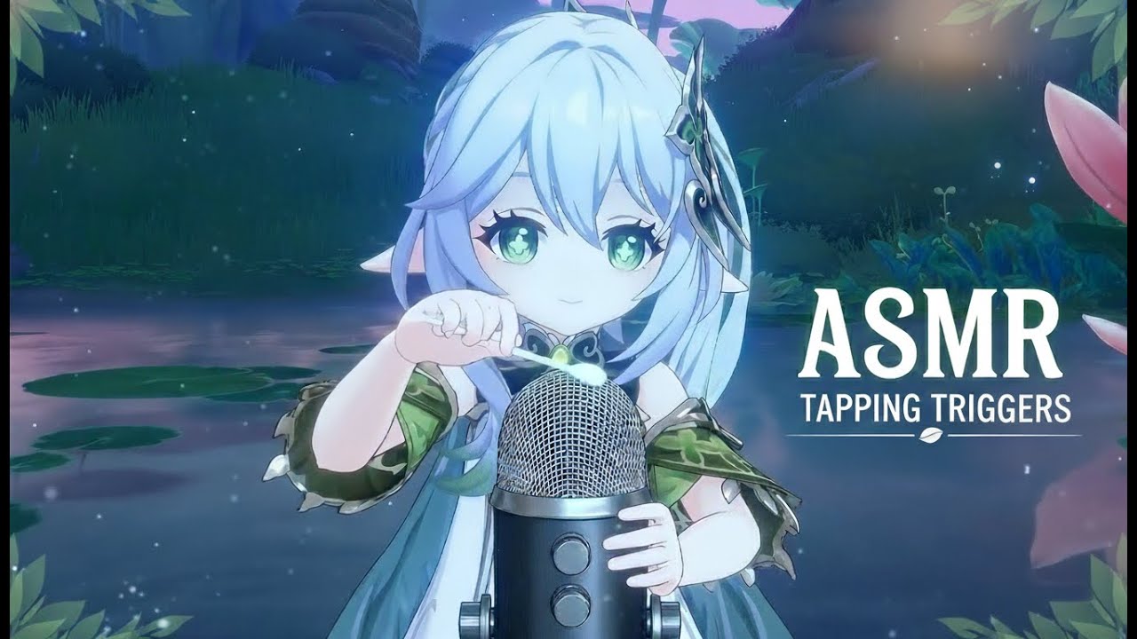 【AI/ASMR】ナヒーダ♡癒しの草の囁き♡優しい耳かき＆トリガー音♡深い眠りへ誘うASMR【高音質/Trigger】#asmr   #genshinimpact