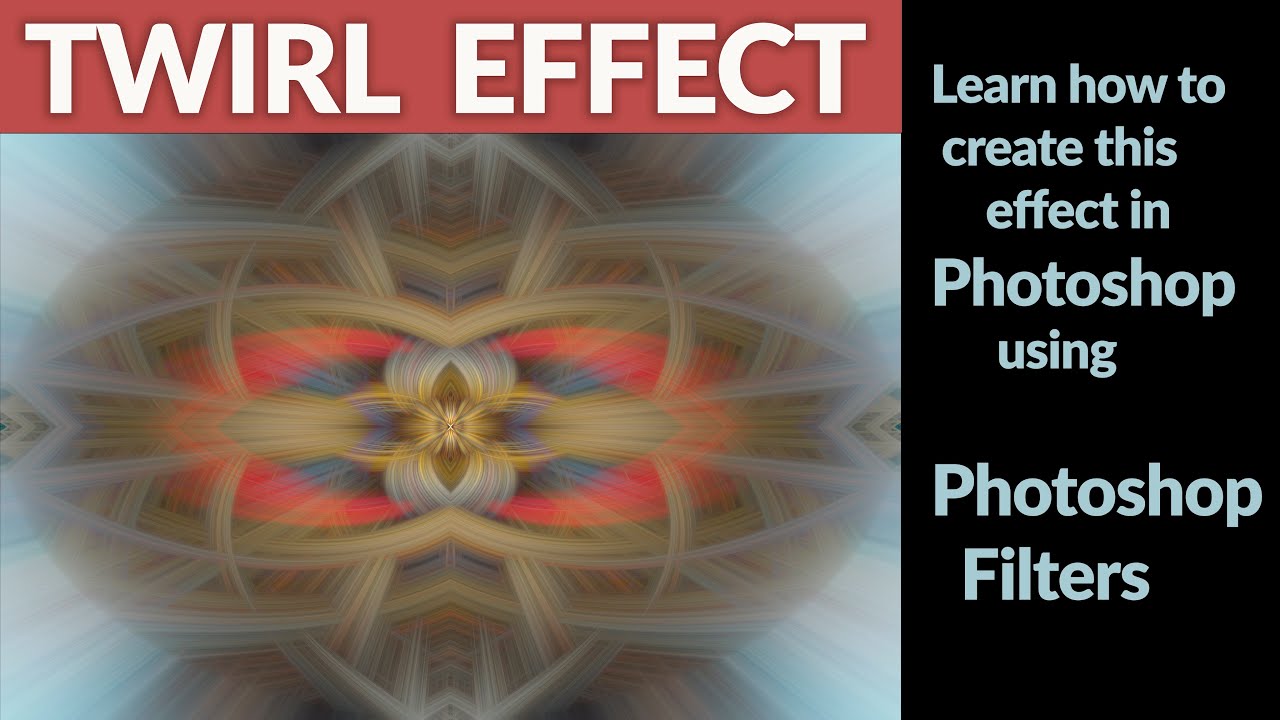 Twirl Effect in Photoshop tutorial