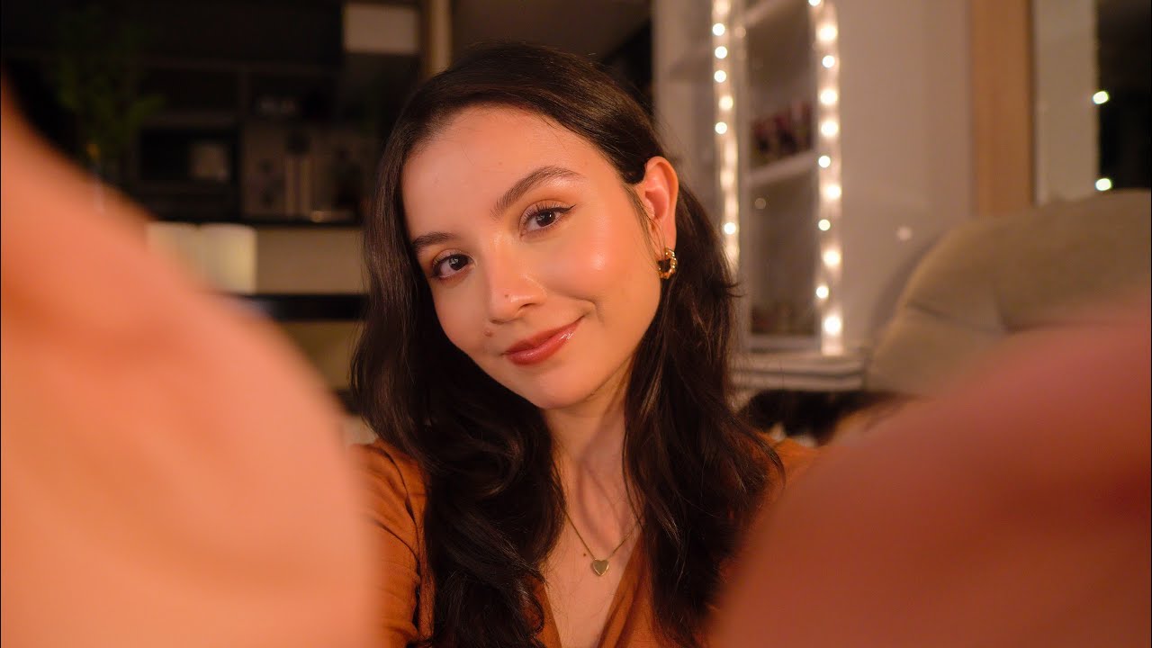 ASMR para acalmar, descansar e dormir (voz suave, hand movements e toques na tela)