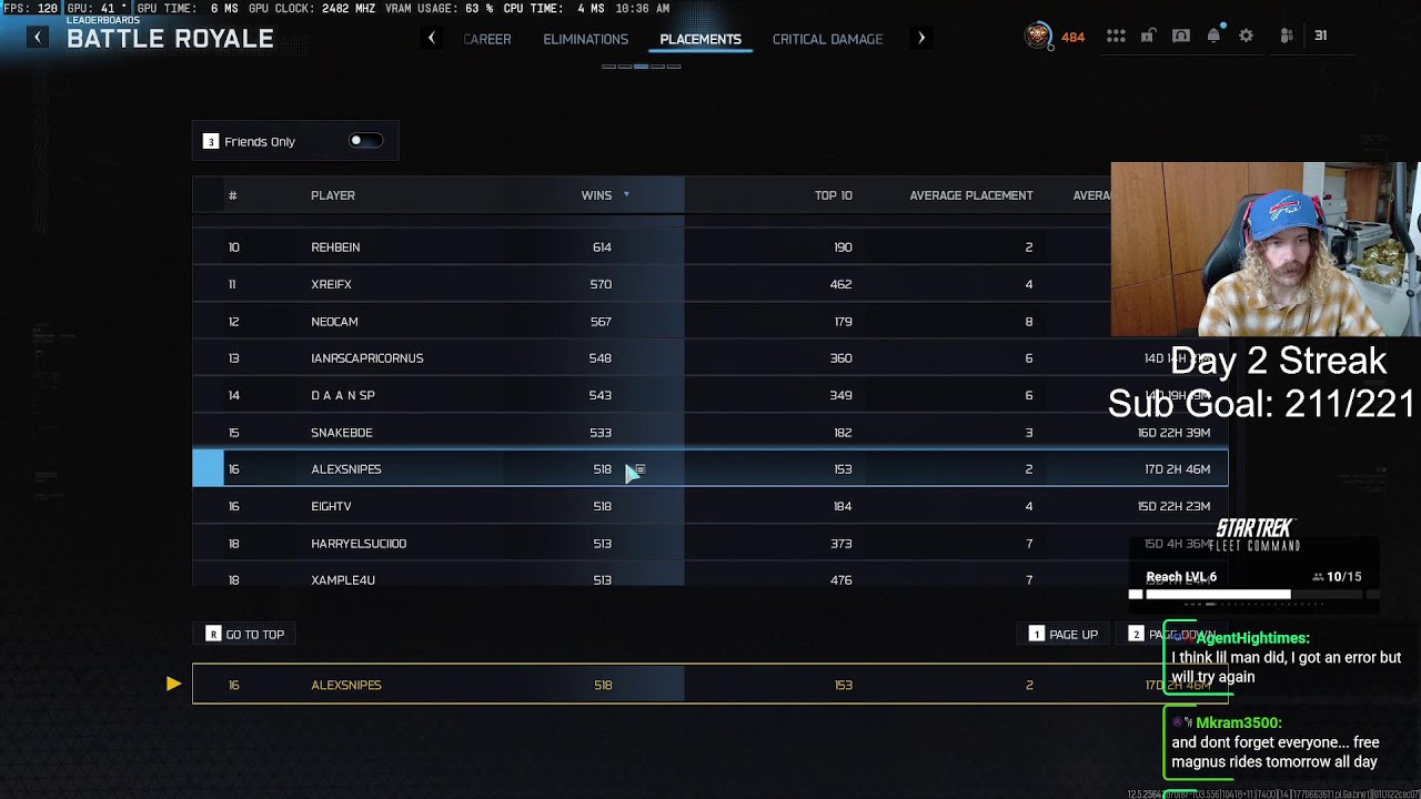 WINSTREAKS AND NEW #sponsorship !star