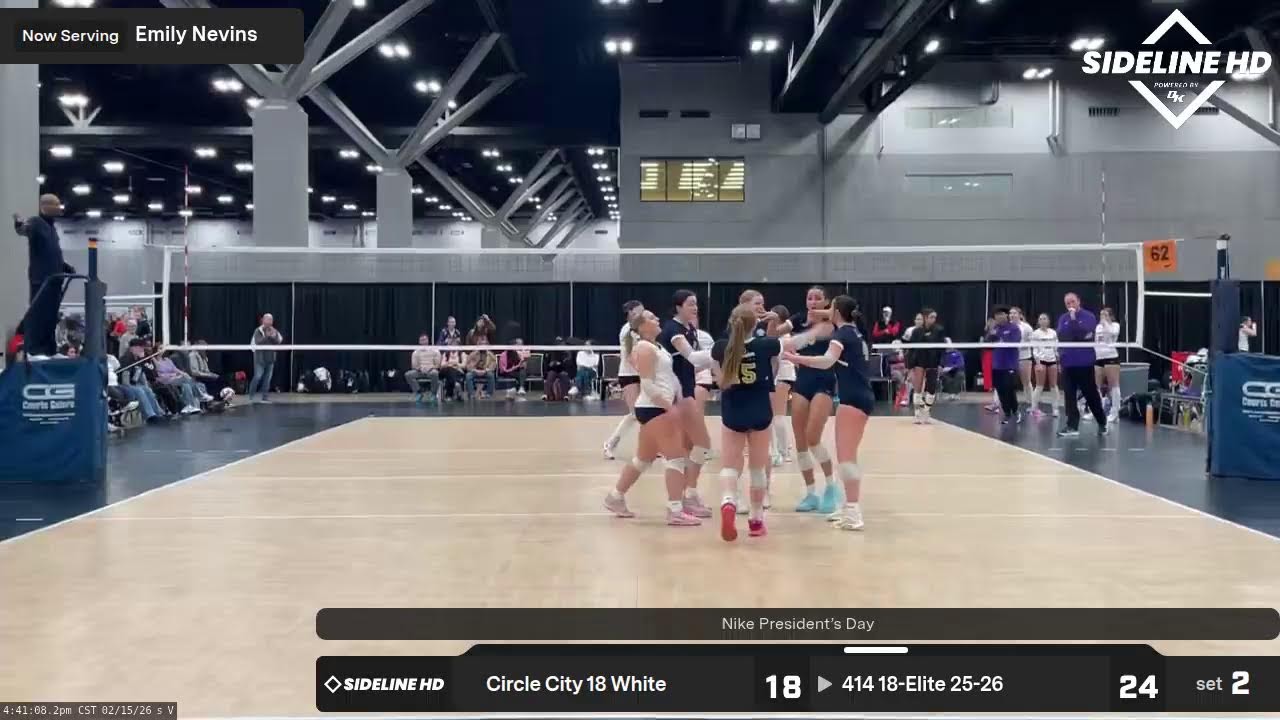 414 18-Elite 25-26 vs. Circle City 18 White (2026.02.15)