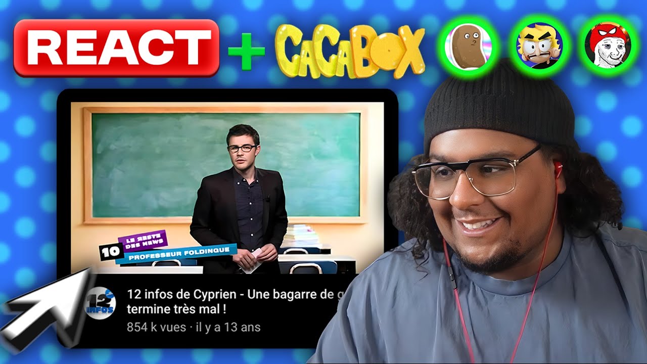 BOTKZ R&eacute;agit au YouTube de 2012 avec la CACABOX 😨 (ft. Potatoz, Th&eacute;orus et Happy)