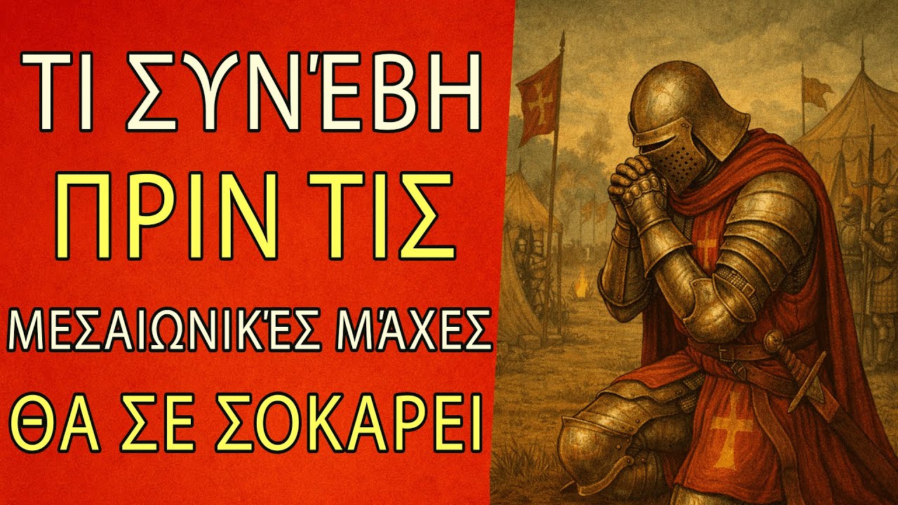 Τι συνέβη ΠΡΙΝ τις Μεσαιωνικές Μάχες θα σε ΣΟΚΑΡΕΙ
