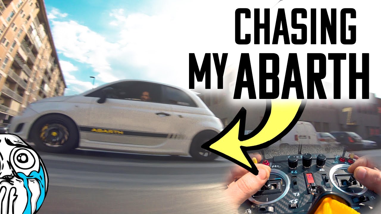 Chasing my Abarth with a drone sub 250g - SUB EN ( Frank Citro )