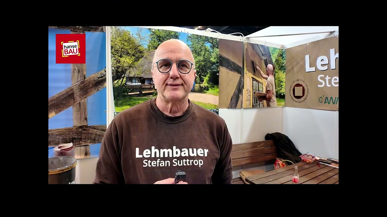 Lehmbauer Stefan Suttrop bei den Bremer Altbautagen Messe Bremen