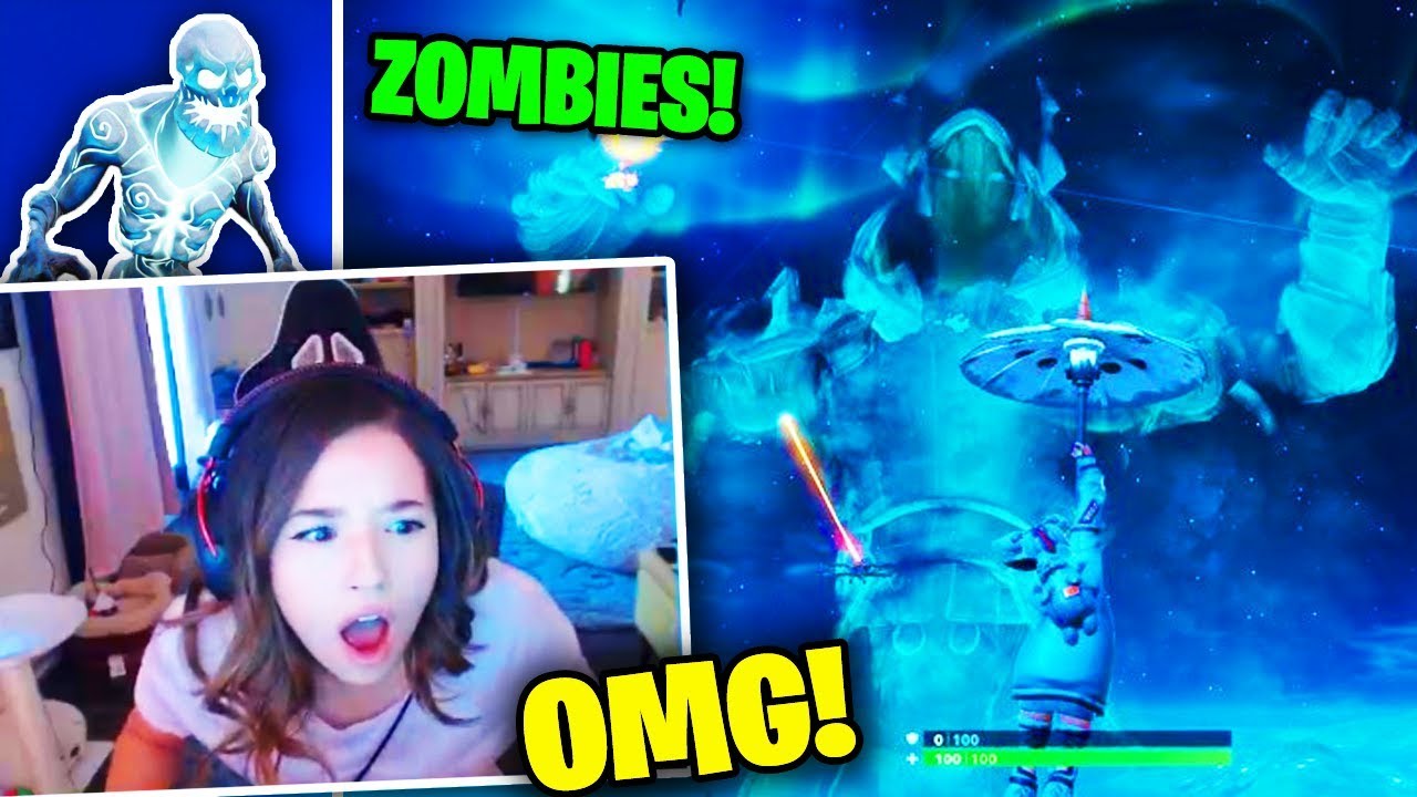 Pokimane Reacts To *NEW* ICE KING EVENT! (*ICE ZOMBIES*) | Fortnite Funny Moments