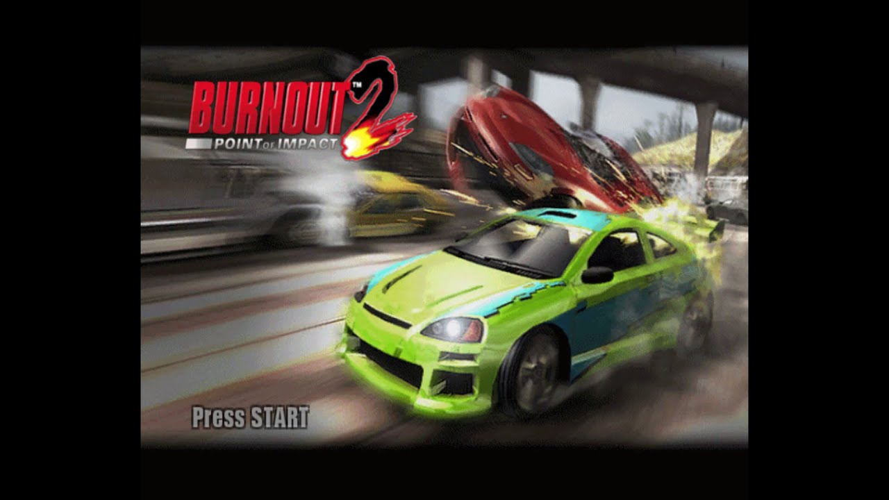 Burnout 2: Point of Impact. [Gamecube - Criterion Games, Acclaim]. (2002). 1st Championship. ALL.