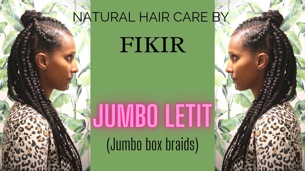 Afrohiustenhoito / Jumbo letit / Jumbo box braids