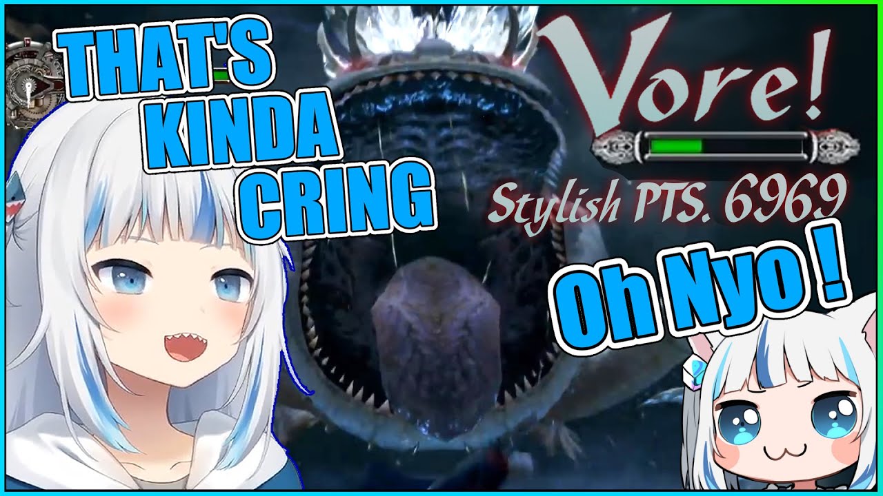 Gura thinks Nero is kinda Cring but he has his Moments - Some of The Best Moments from DMC4 Stream
