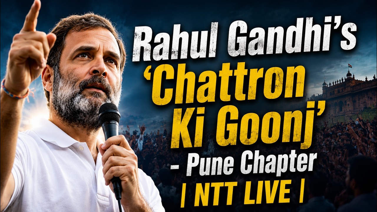 Rahul Gandhi's 'Chattron Ki Goonj' - Pune Chapter | NTT LIVE