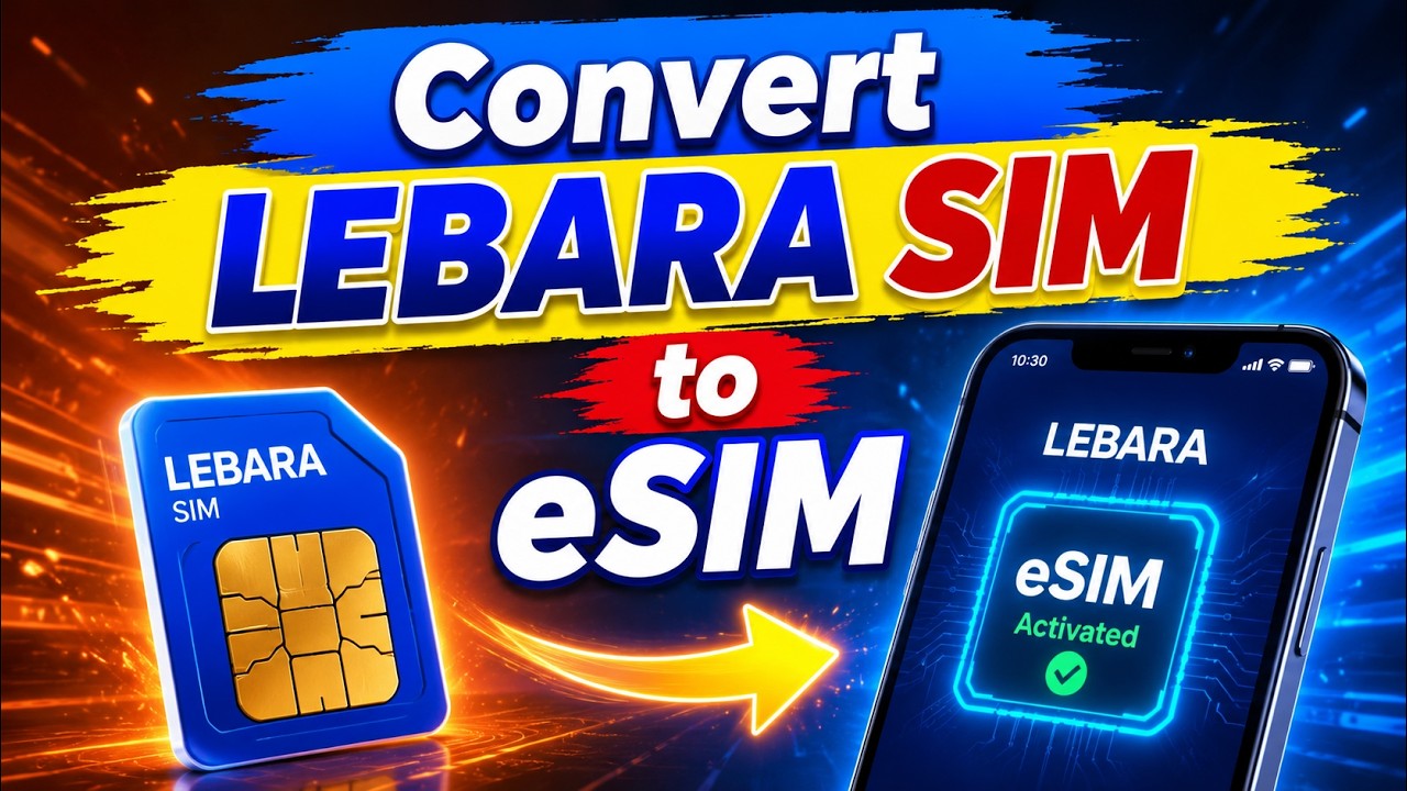 Как конвертировать физическую SIM-карту LEBARA в eSIM в 2025 году | Пошаговое руководство (мгнове...