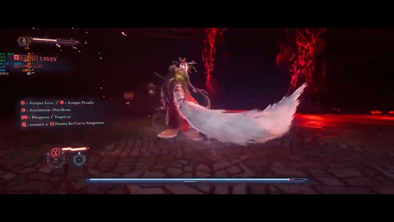 Ninja gaiden 4 dificuldade difícil: Cortesã Kitsune.