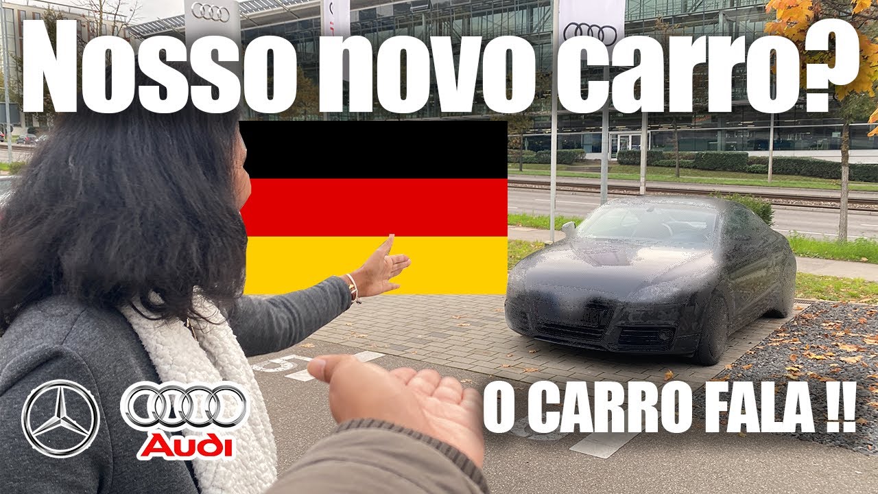 NOSSO NOVO CARRO FALA |  Loja de carros na Alemanha. Audi e mercedes #europa