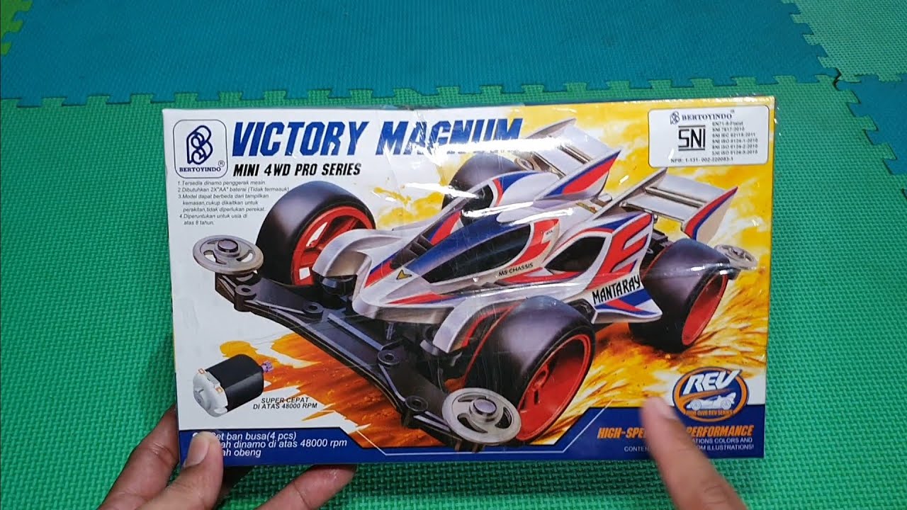 UNBOXING TAMIYA VICTORY MAGNUM MINI 4WD PRO SERIES MURAH