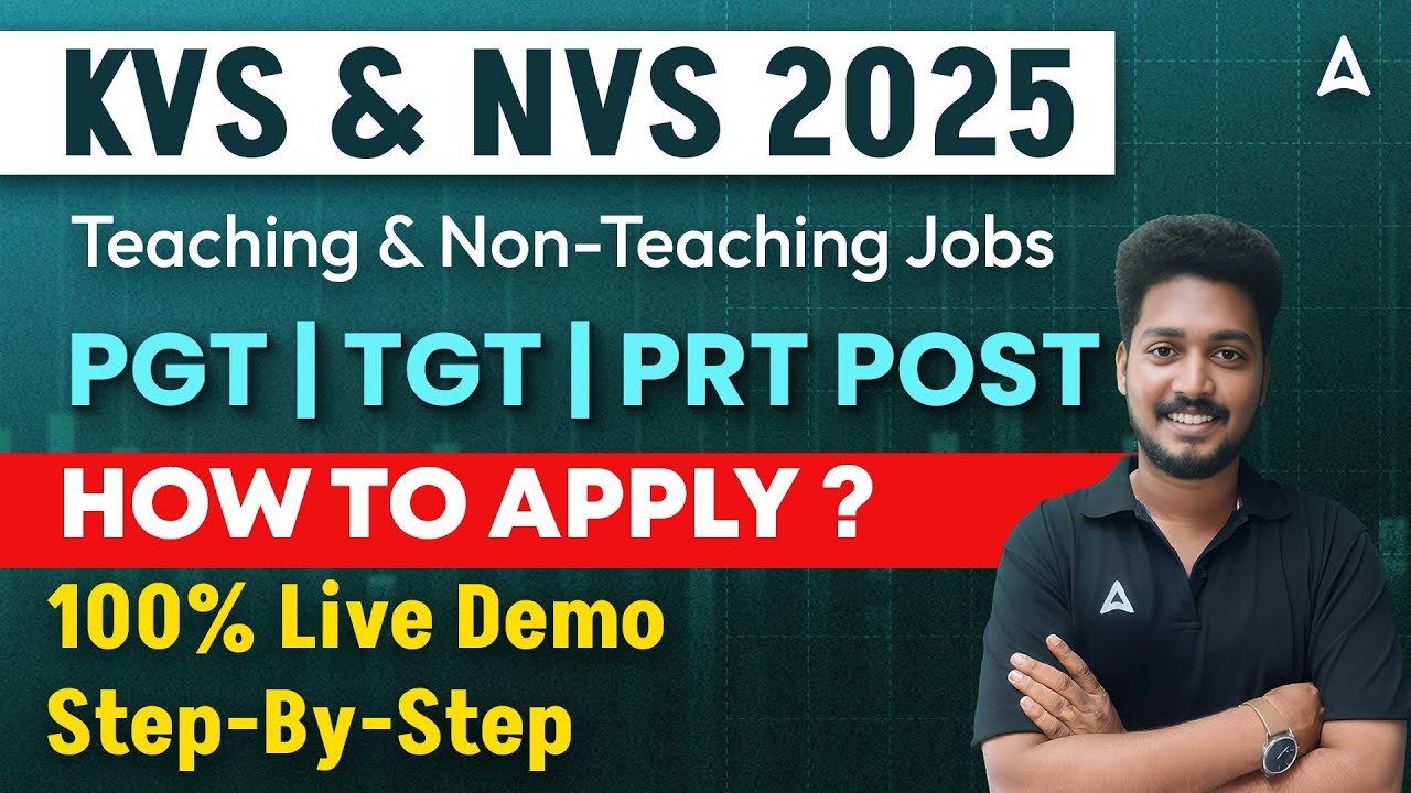 KVS/NVS Apply Online 2025 Tamil | How to Apply KVS NVS Recruitment 2025 Online in Tamil