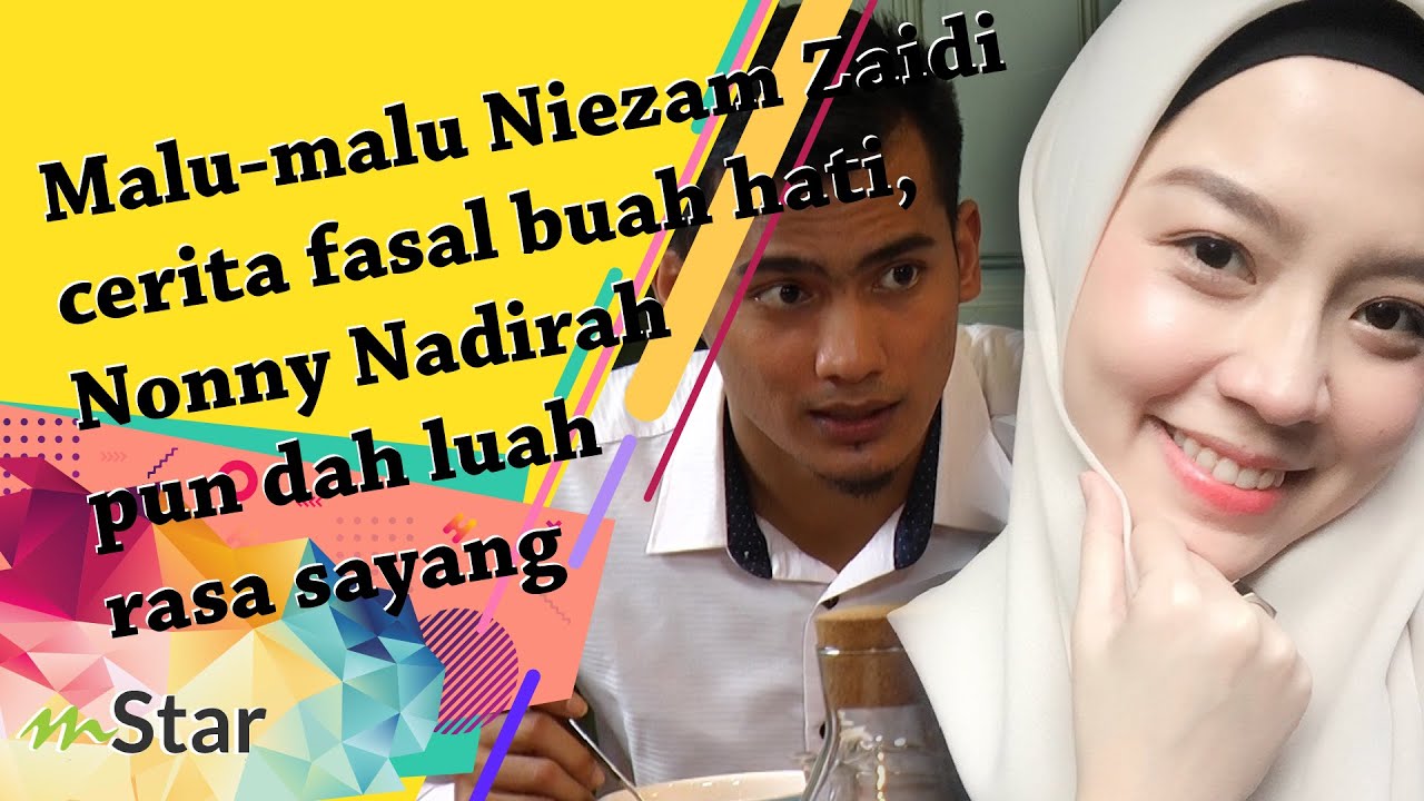 Malu-malu Niezam Zaidi cerita fasal buah hati, Nonny Nadirah pun dah luah rasa sayang