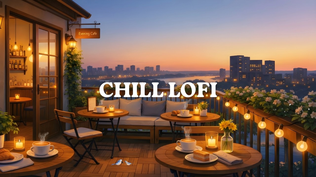 Evening Coffee View ☕ Chill Lofi Beats to Focus & Unwind