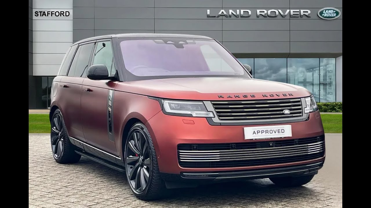 Approved Used Range Rover 4.4 P530 V8 SV in Sunrise Copper Satin - SY72VJV - Stafford Land Rover