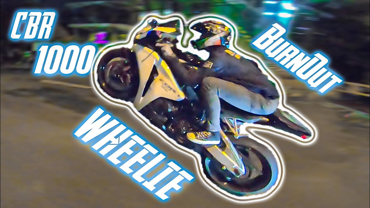 Moge Arogan - NightRace Rusuh Wheelie BurnOut | CBR 1000 Mv Agusta F4R Z900 dll