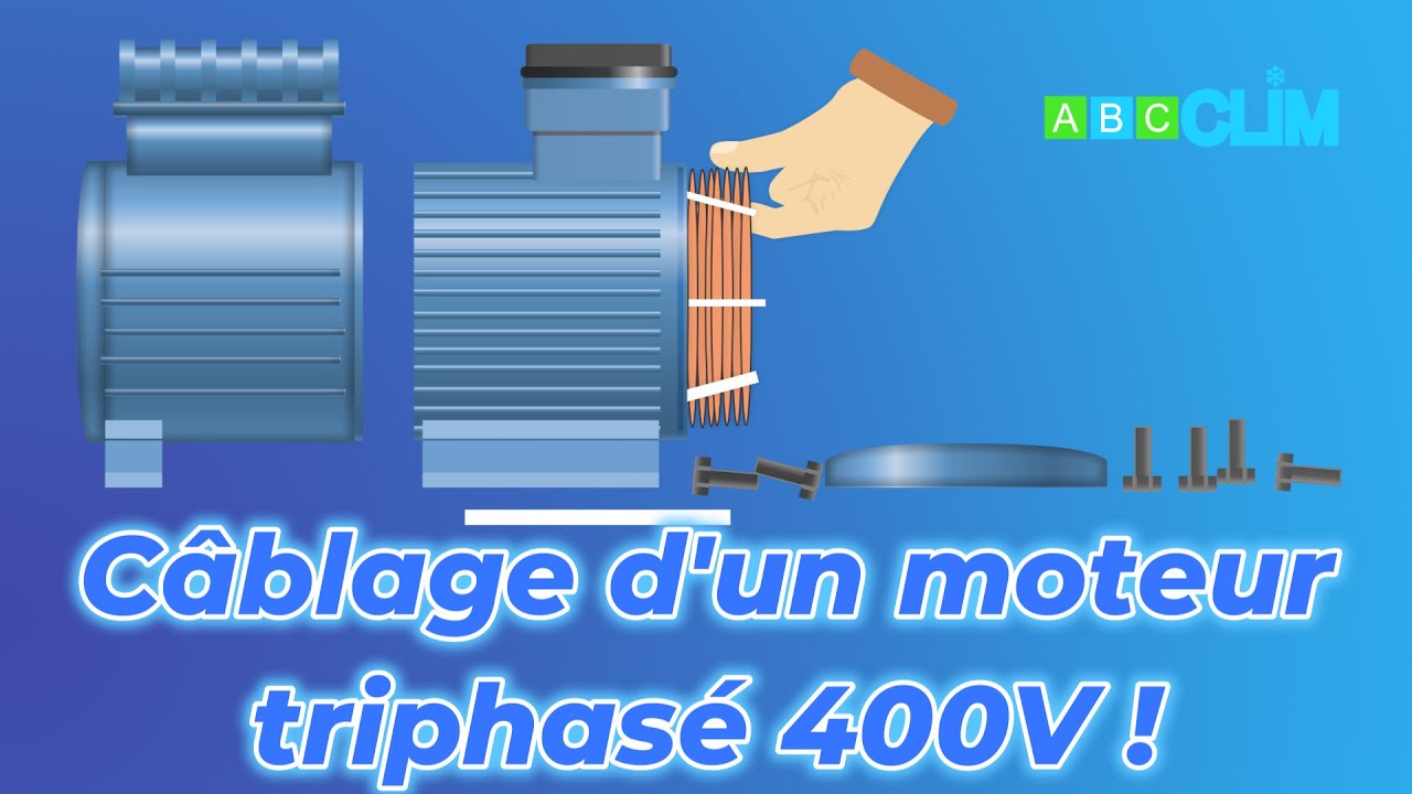 C&acirc;blage d'un moteur triphas&eacute; 400V, on en parle !