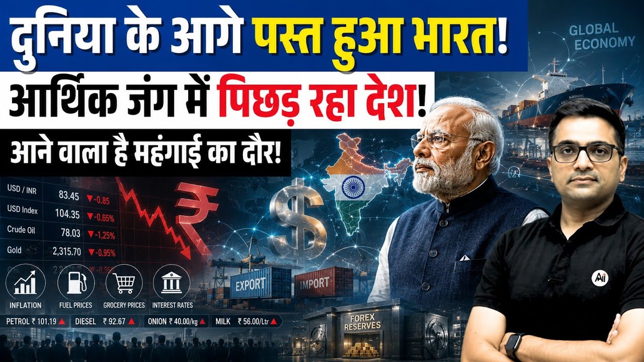 Is India Losing the Economic War? | Dollar Pressure & Recession Fears। By Ankit Avasthi Sir।