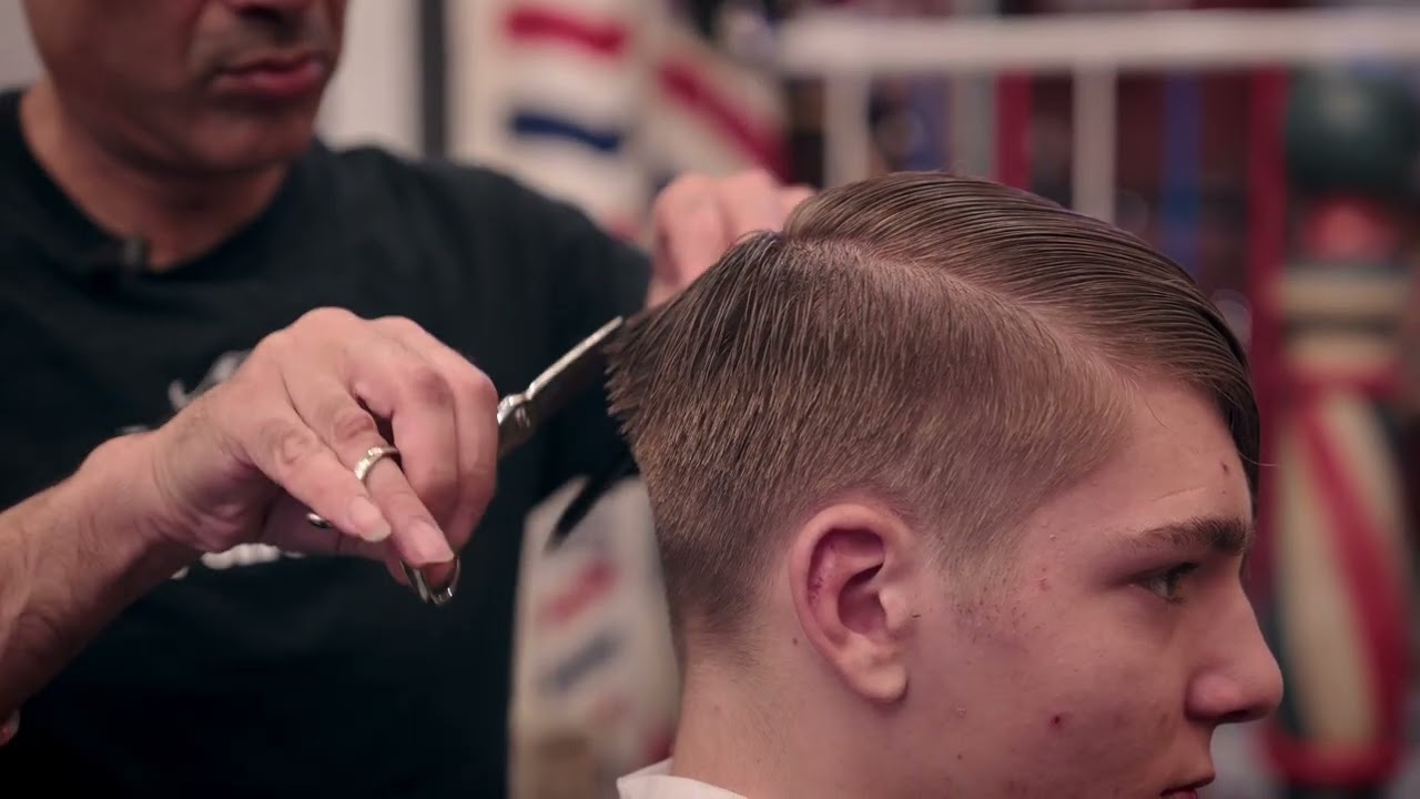 Full length haircut video with Arthur Rubinoff at NYC Barber Shop Museum